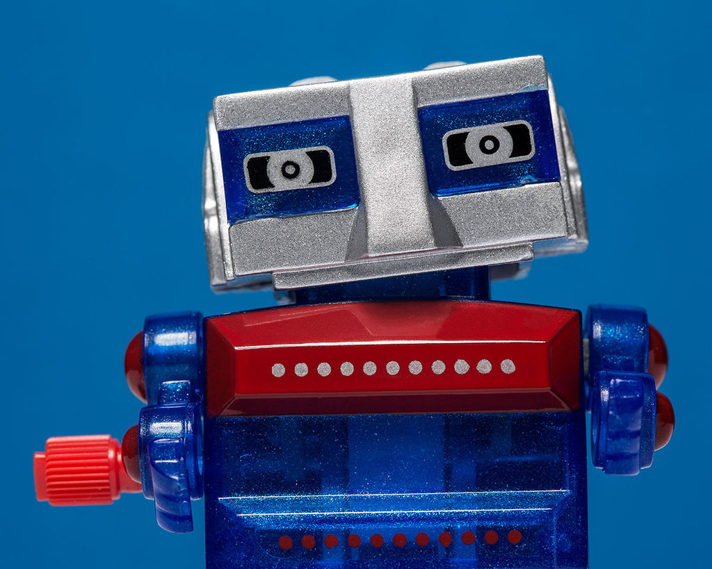 Friendly Blue Robot